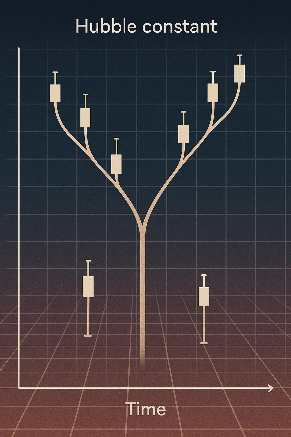 빅뱅 상수의 오차는 시간 구조의 착시