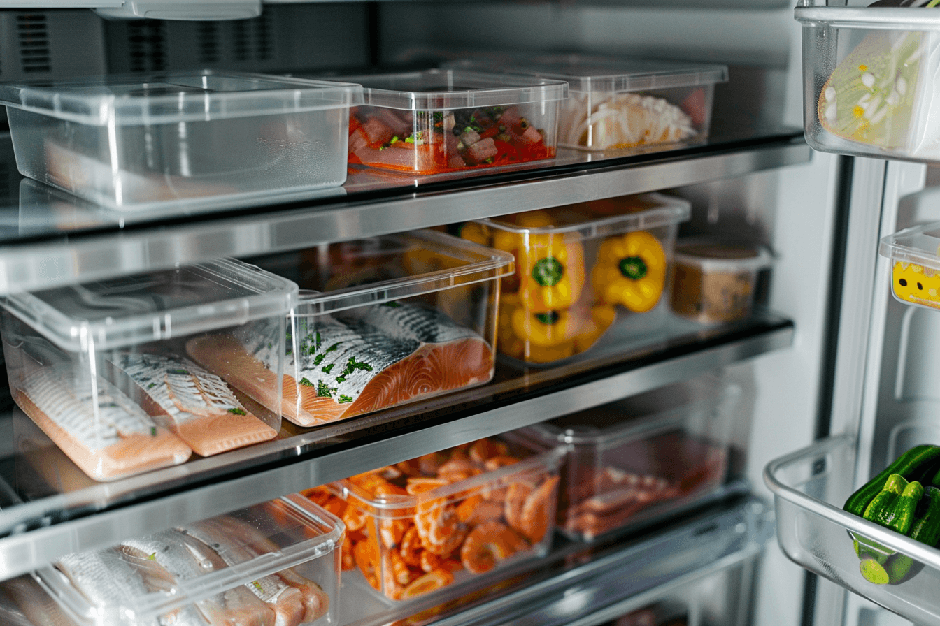 보관-용기에-담겨있는-장어와-식재료들