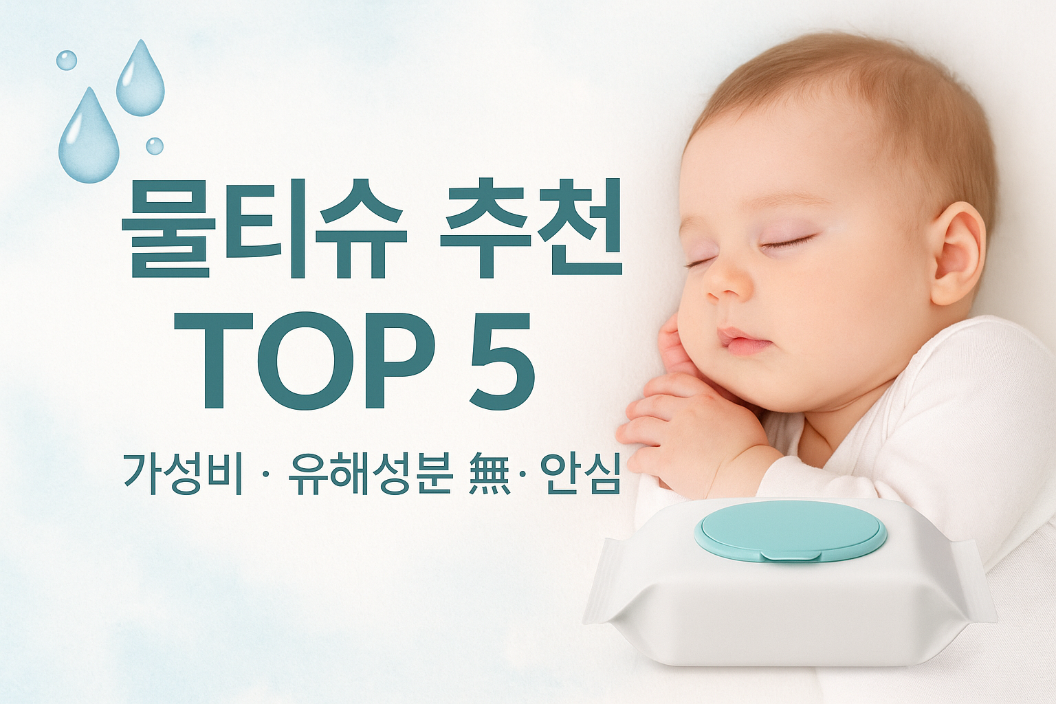 쿠팡에서 인기 있는 물티슈 추천 TOP5 구성