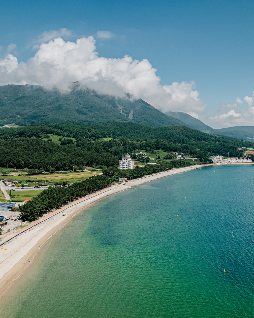 두곡월포해수욕장 전경 사진