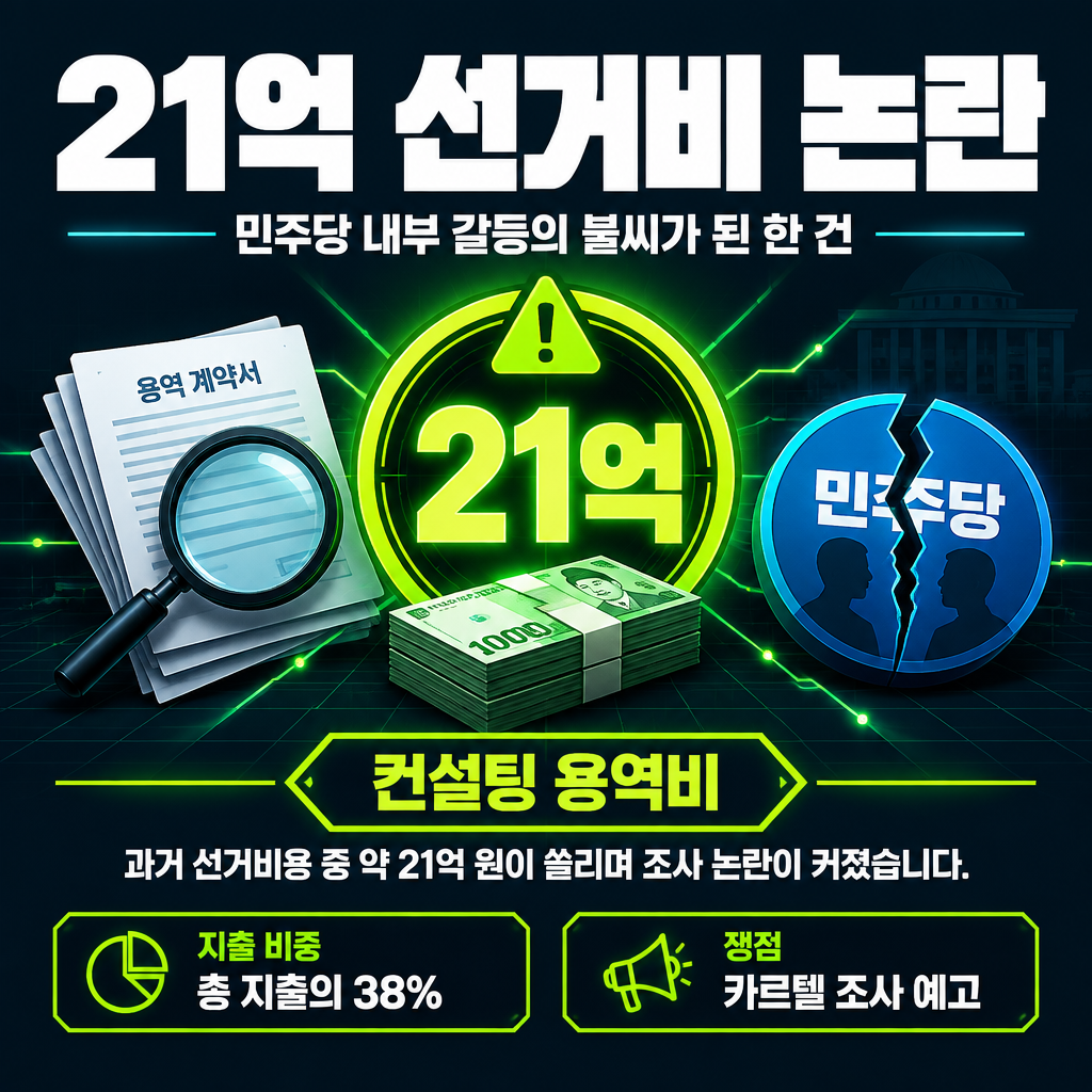 21억 선거비 논란