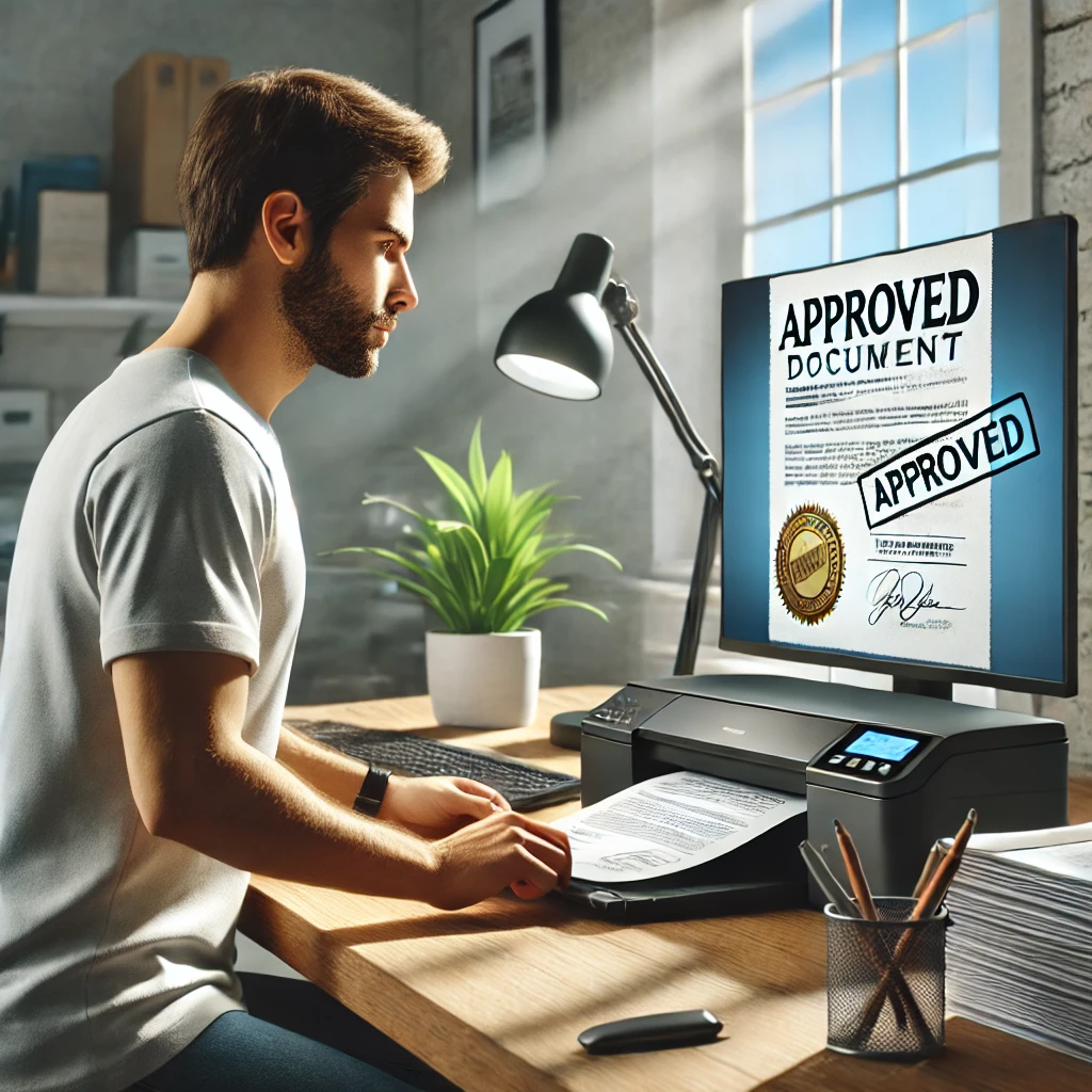 인터넷에서 발급 가능한 서류 관련 그림