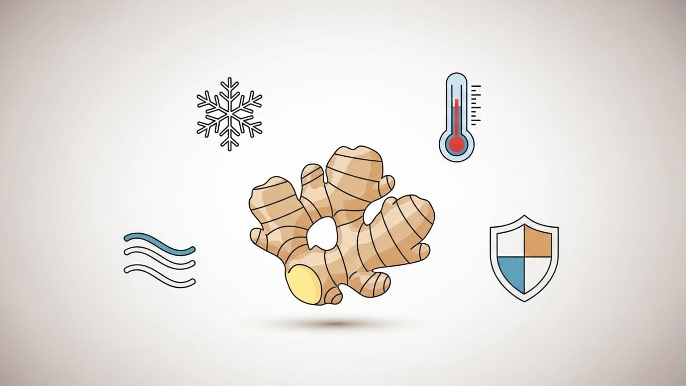 겨울 생강 활용법 (체온, 혈액순환, 감기)