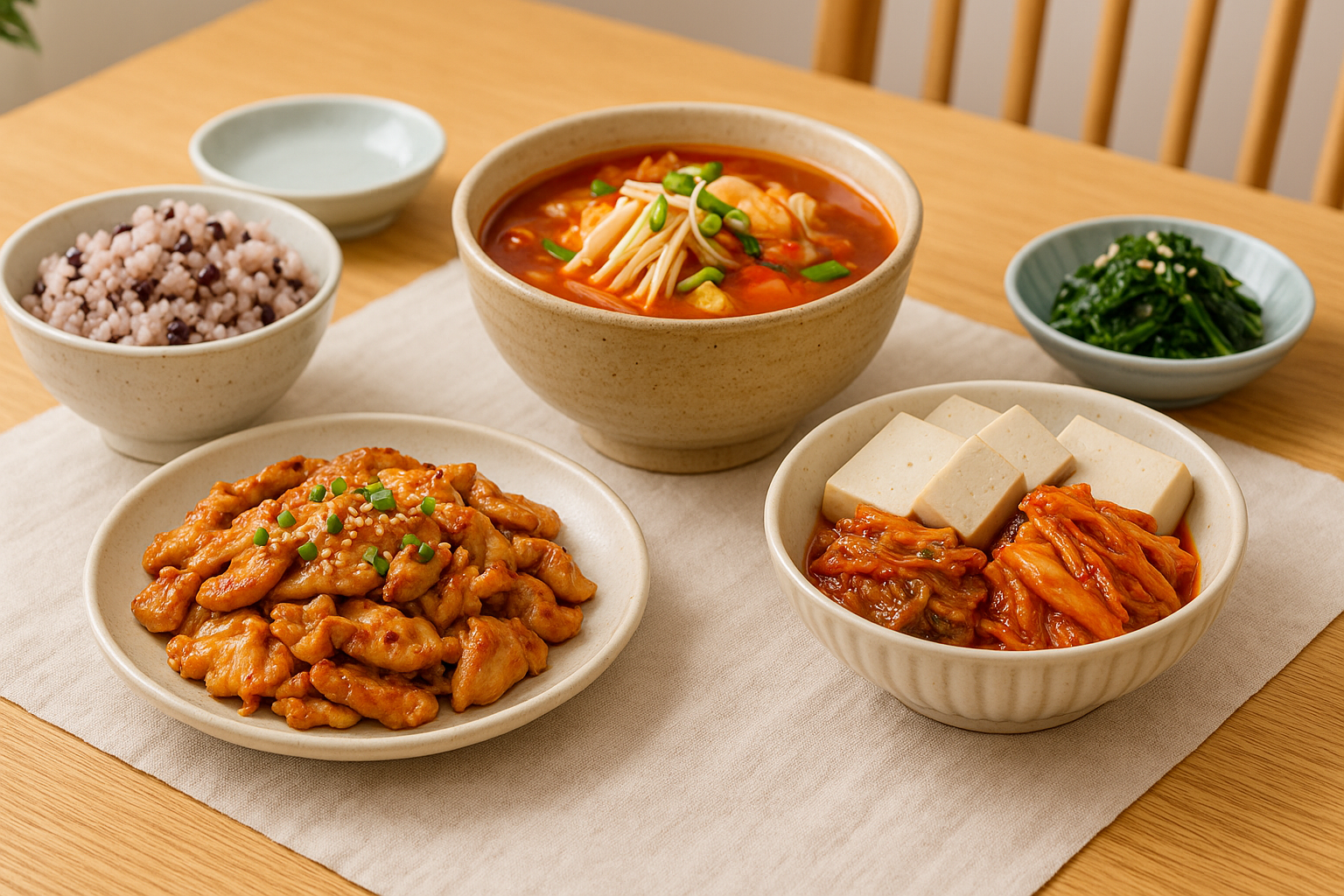 다이어트에 좋은 칼로리 낮은 한식 요리 추천