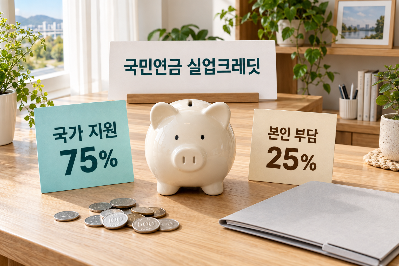 국민연금 실업크레딧 신청방법｜실업급여 받을 때 보험료 75% 지원