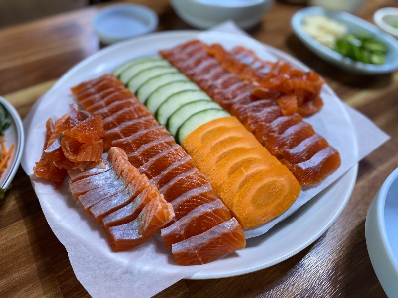 운두령 송어 횟집