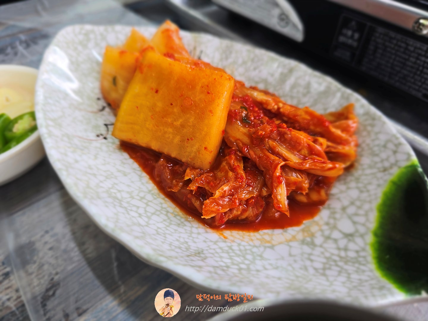 당치민박산장 반찬