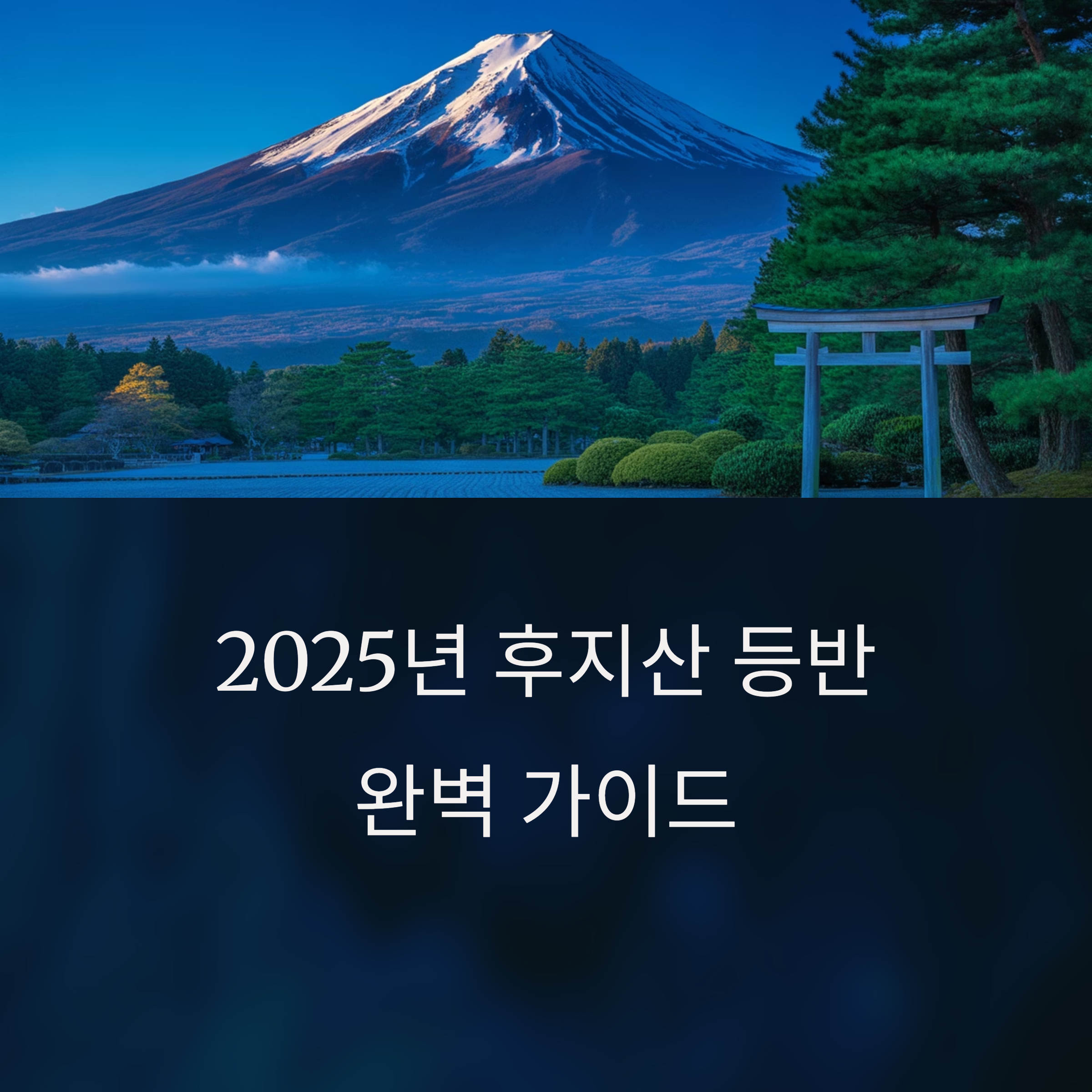 후지산 등반