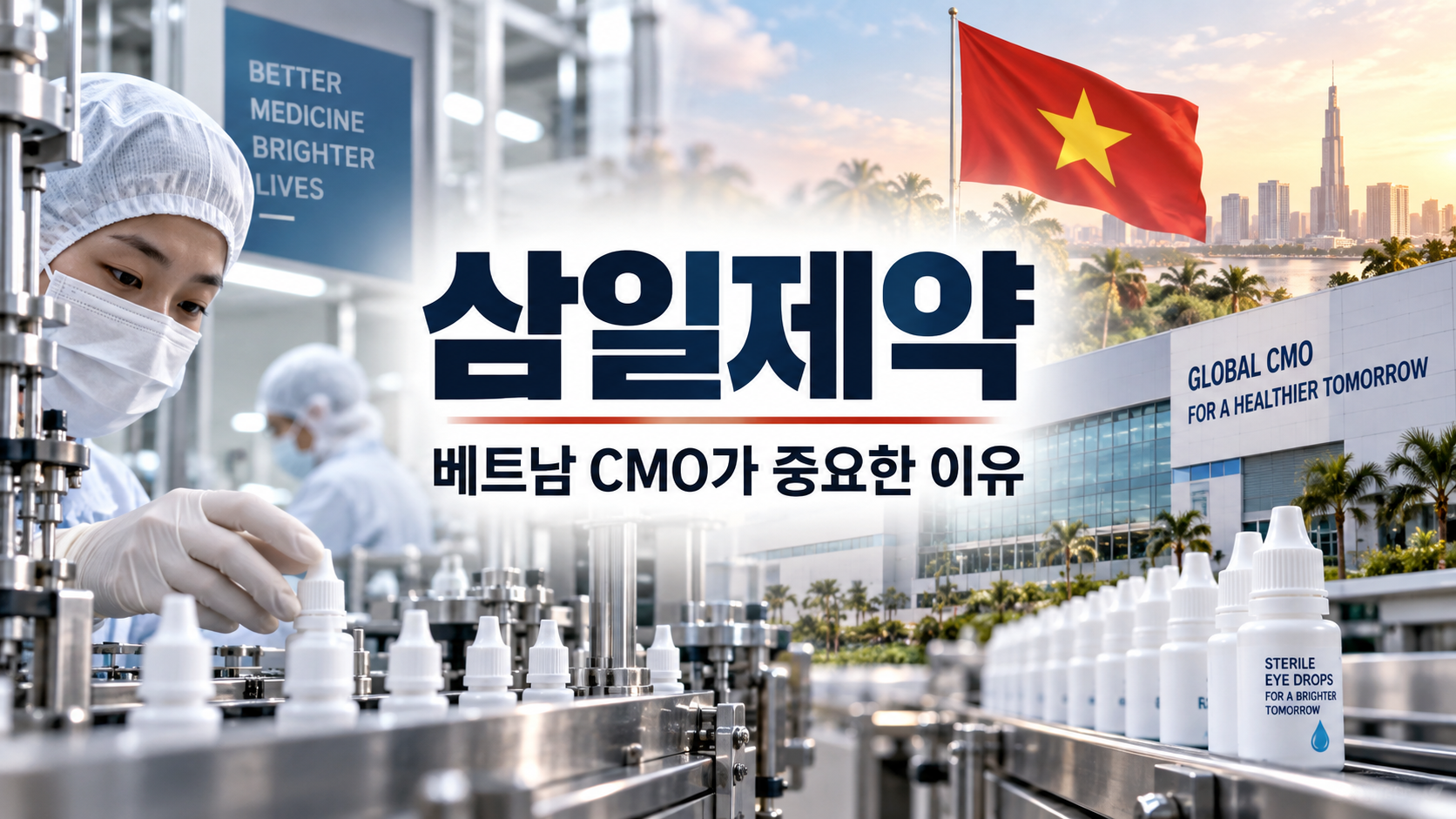 삼일제약 주가 전망과 베트남 점안제 CMO 사업