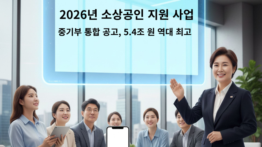 🔥 [2026 소상공인 통합공고 총정리]｜5.4조 역대 최대 지원금 풀렸다!