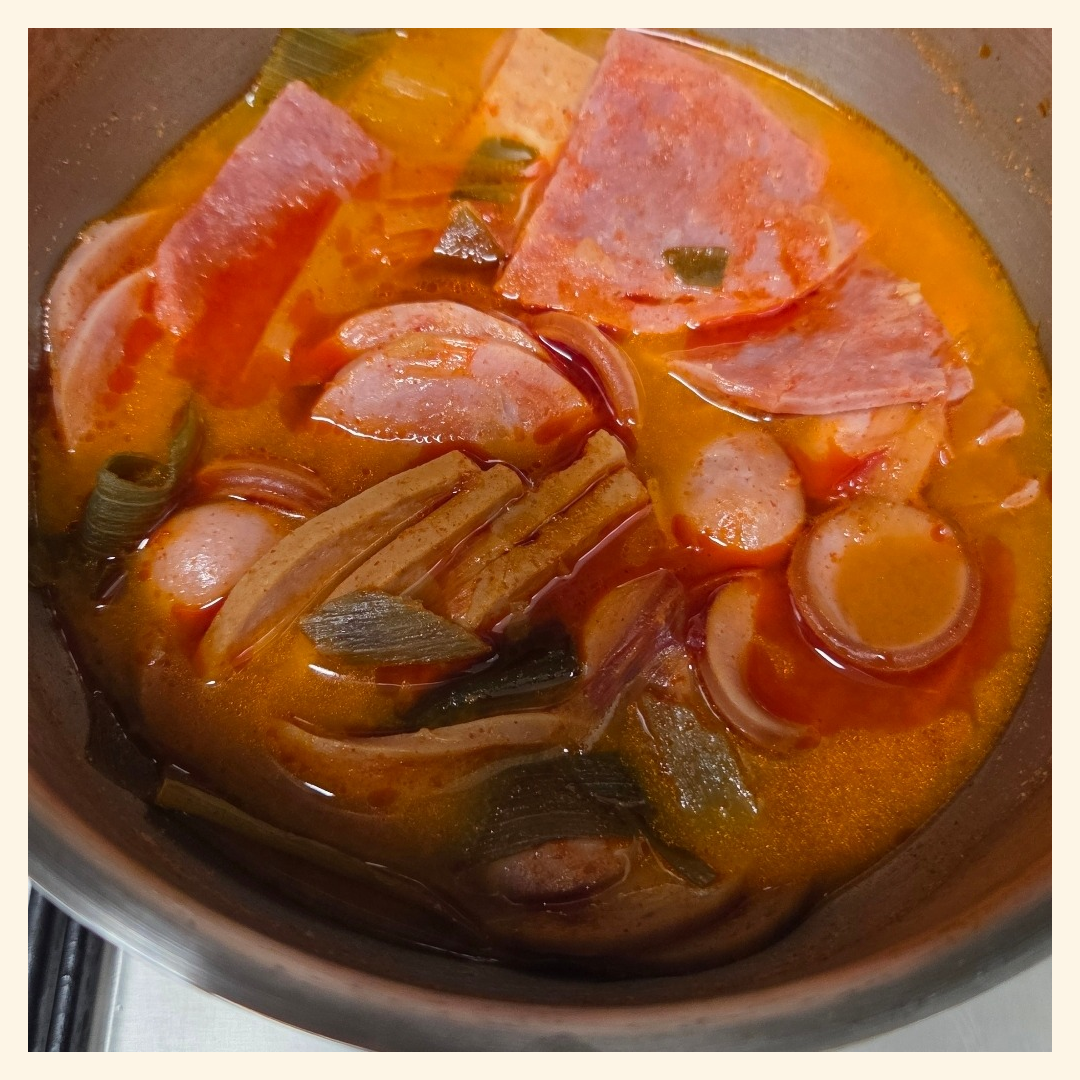 미정당 스팸 부대찌개, 5개, 350g
