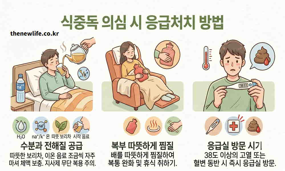 식중독 응급처치