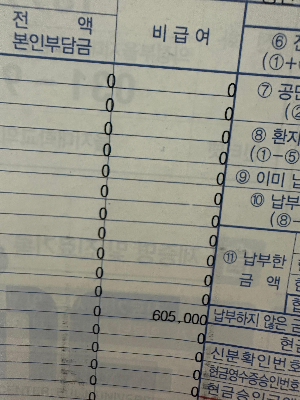 1차 기형아 검사 비용