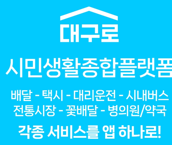 대구로 시민생활종합플랫폼 총정리