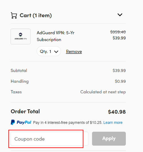 쿠폰 코드를 입력