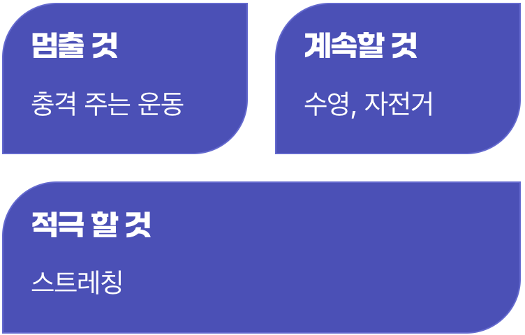 그래서, 운동을 계속해도 될까요?