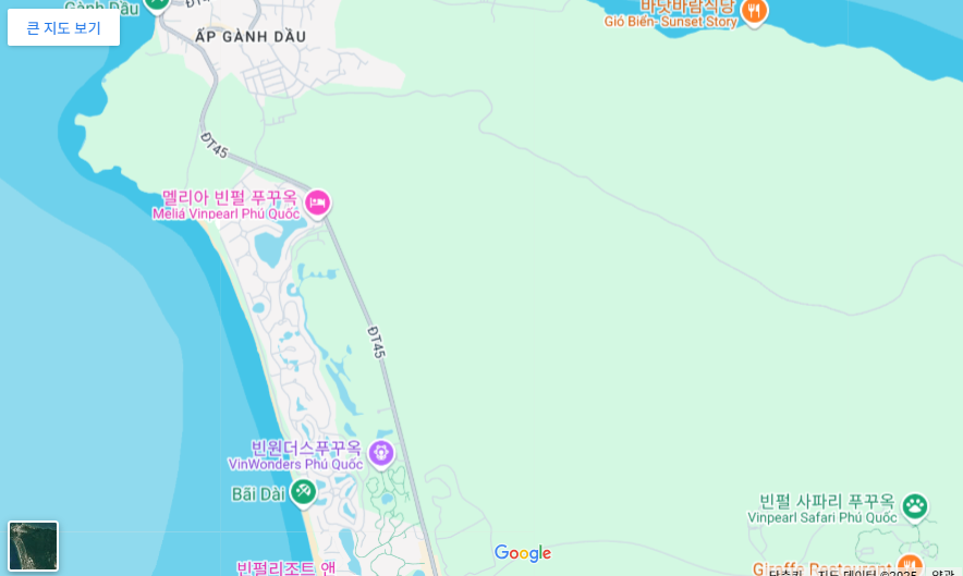 멜리아 빈펄 위치 지도