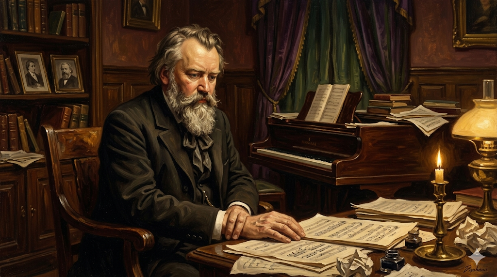브람스 교향곡 3번 작곡가 요하네스 브람스 초상화