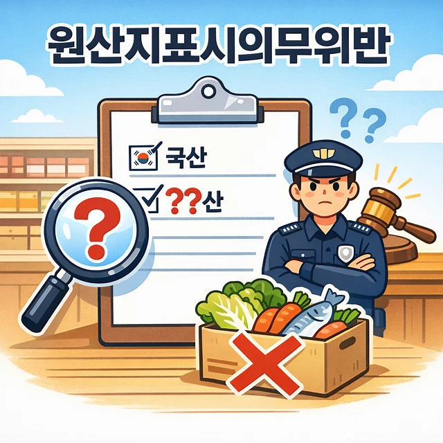 원산지표시의무위반