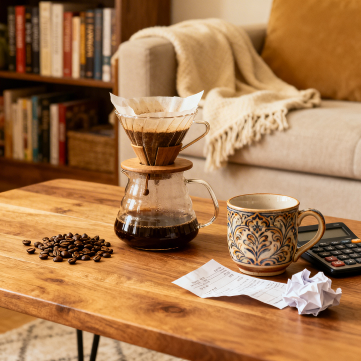 홈카페는 절약일까 취향일까 — 직접 계산해봤습니다