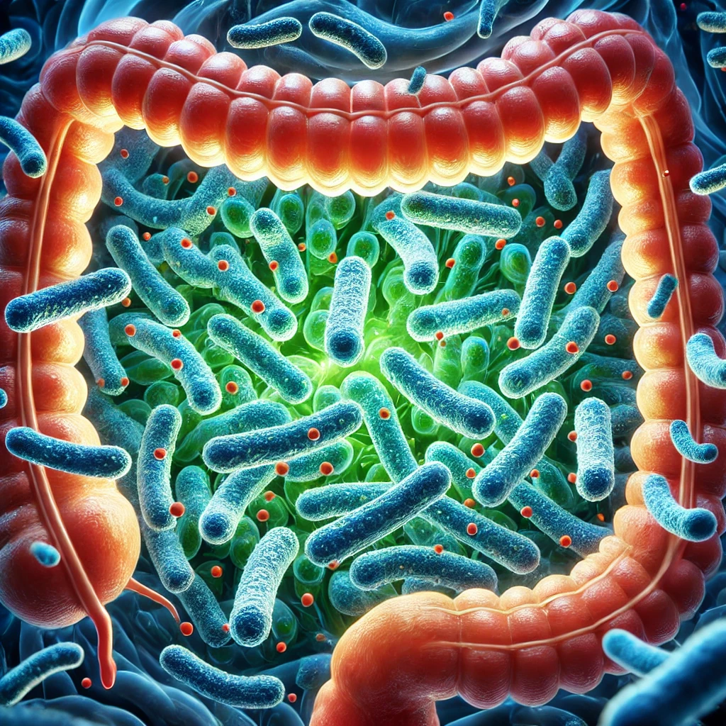 유산균의 현미경 이미지