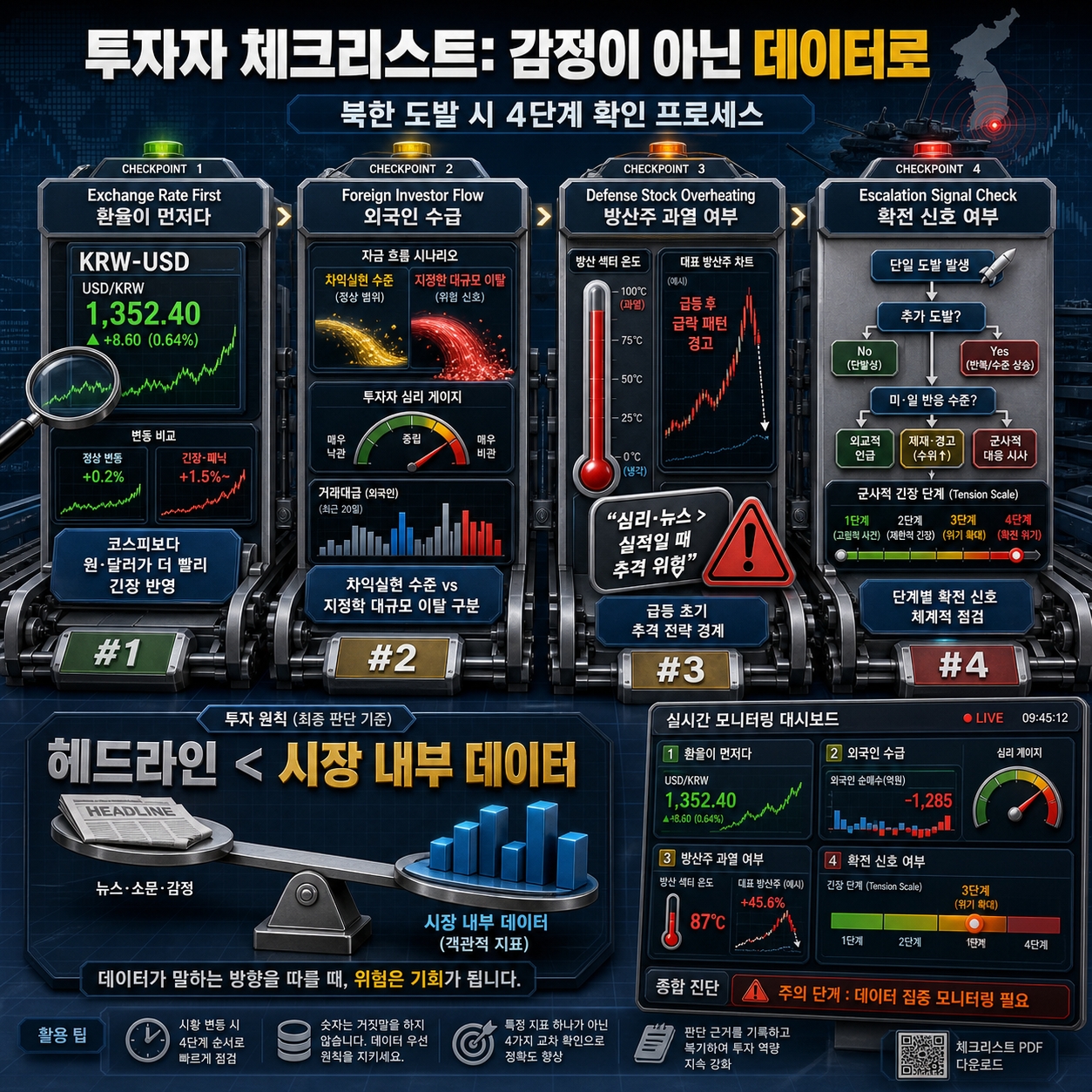 북한미사일 증시에 미치는 영향
