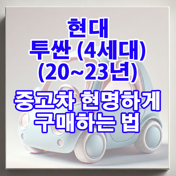 현대 투싼 (4세대)(20~23년) 중고차 현명하게 구매하는 법