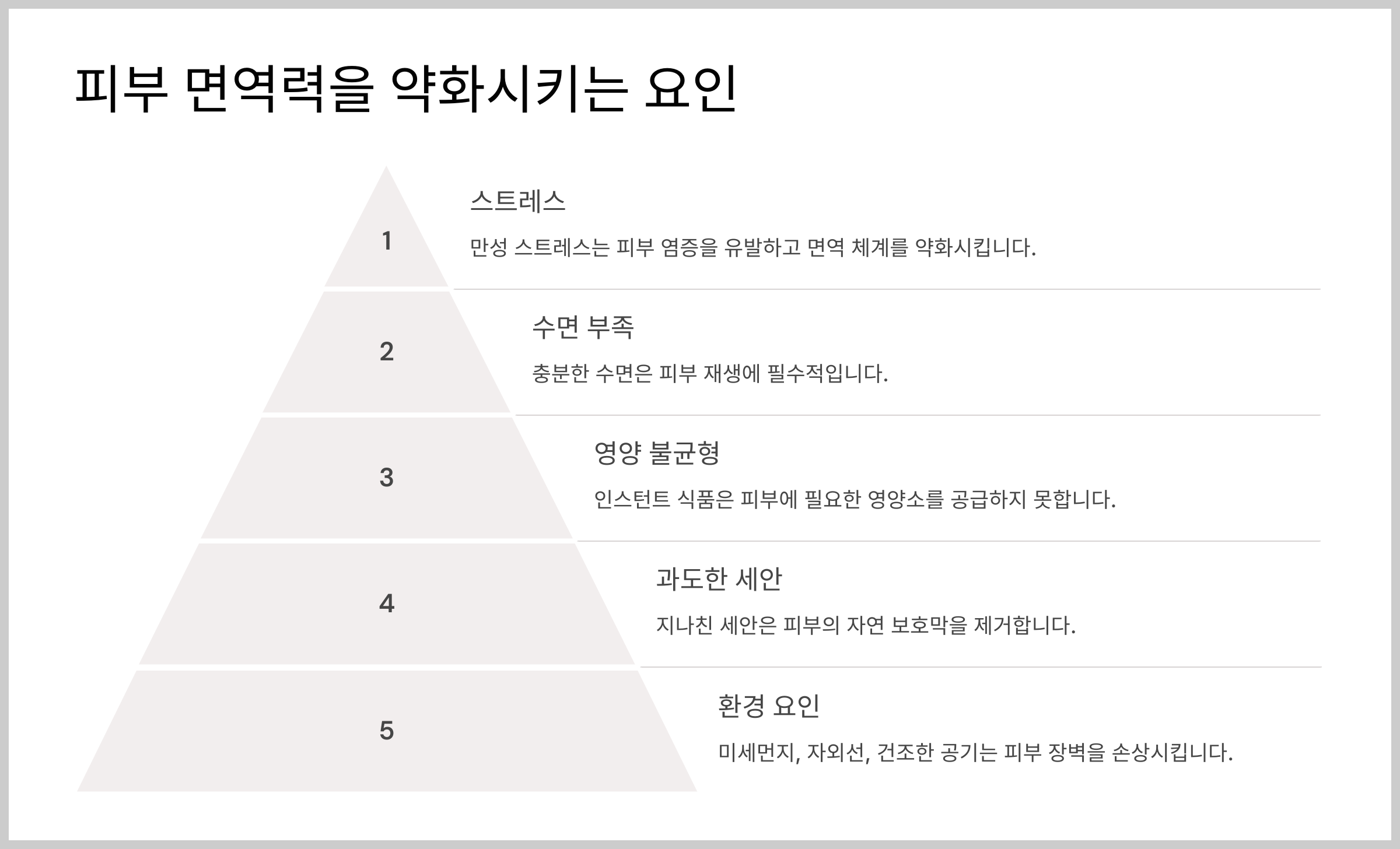 피부 면역력