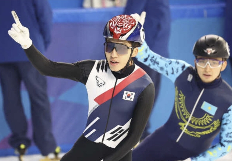 쇼트트랙 하얼빈 첫 금메달 혼성 계주