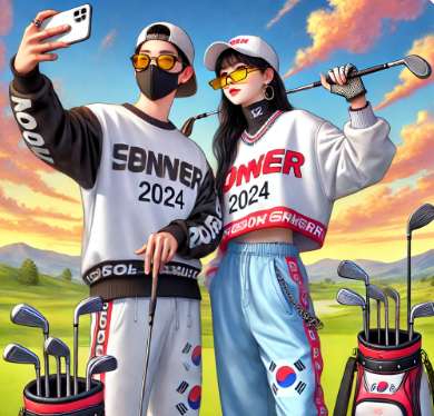 mz세대 골프 사진