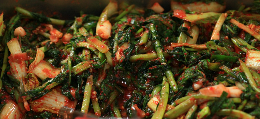 열무김치의 모습