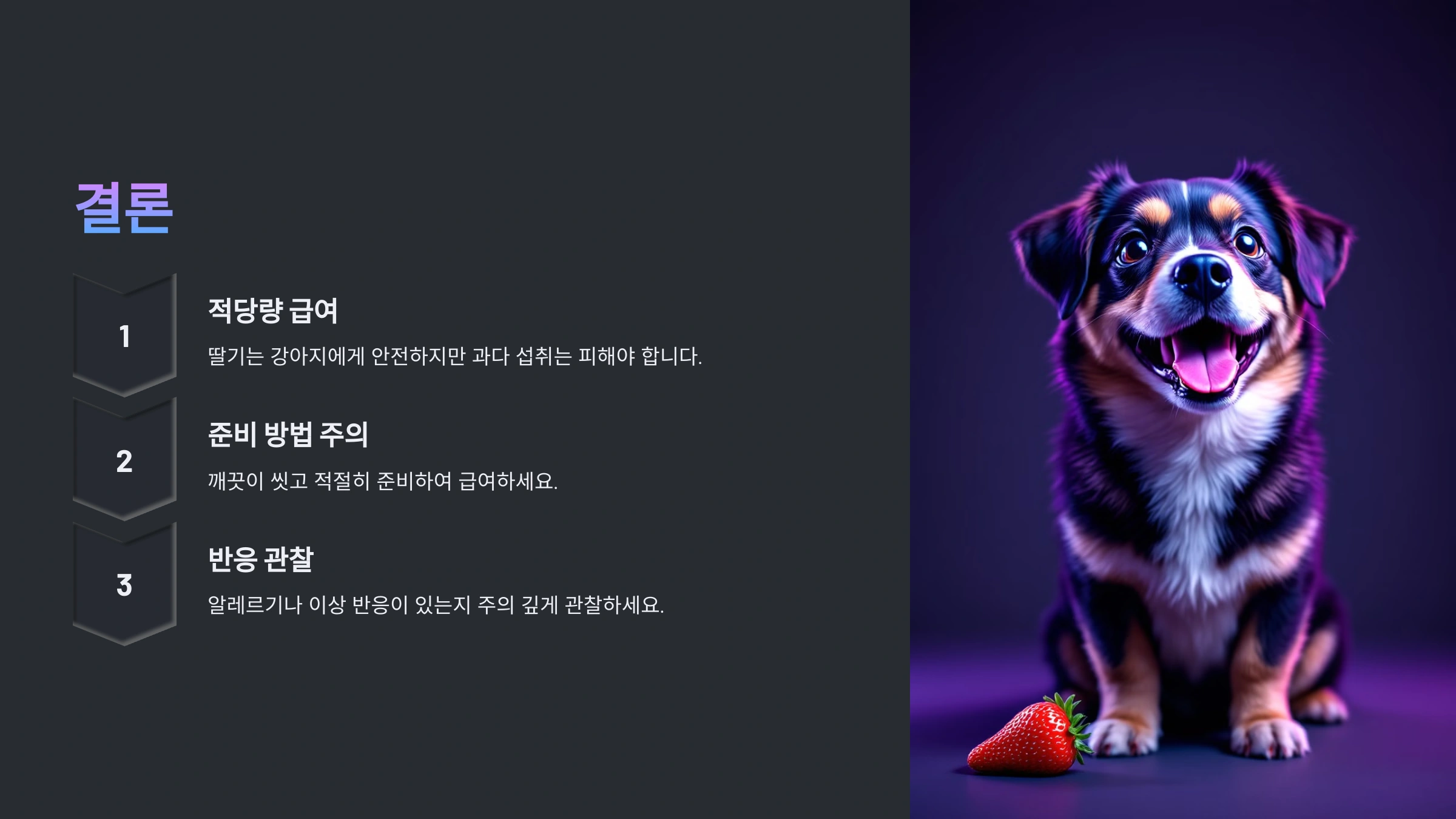 강아지가 딸기를 먹어도 될까? 안전한 섭취 가이드