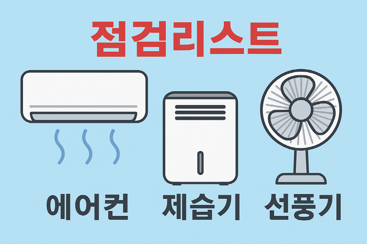 여름 가전 점검 리스트