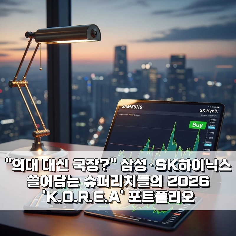 "의대 대신 국장?" 삼성&middot;SK하이닉스 쓸어담는 슈퍼리치들의 2026 'K.O.R.E.A' 포트폴리오