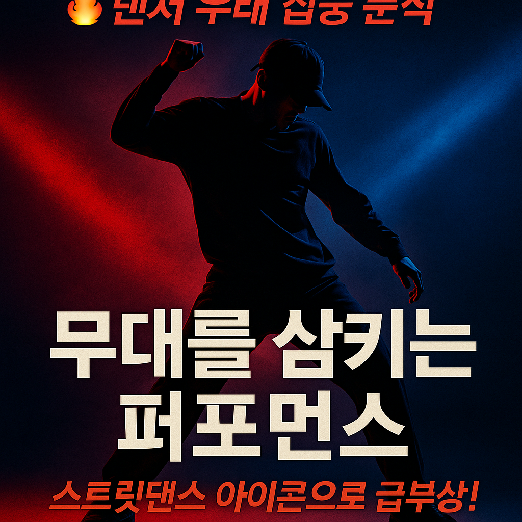 댄서 우태, 스트릿 무대의 주인공이 되다! 안무가로서의 성장과 매력 분석