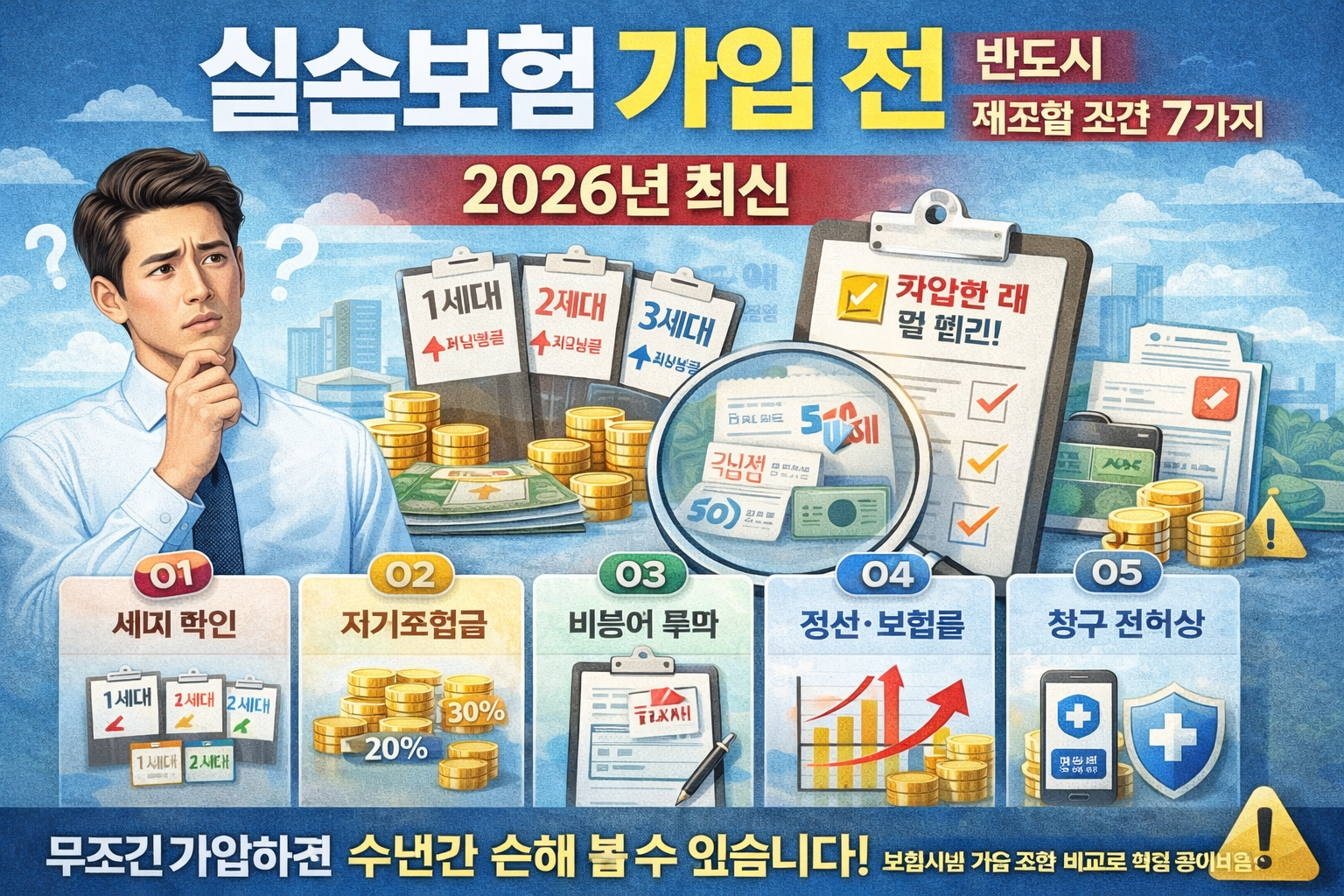 실손보험 가입 전 반드시 체크할 조건 7가지