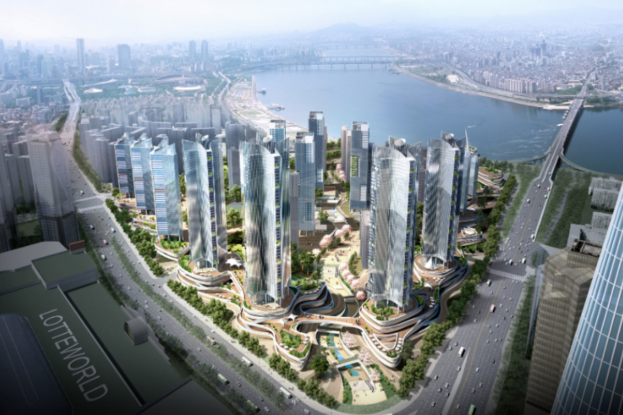 주공5단지 재건축 조감도 사진