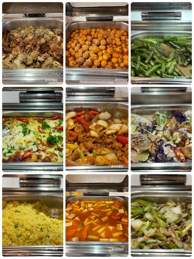 나트랑 스완도르 리조트 올 인클루시브 중식 핫 메뉴