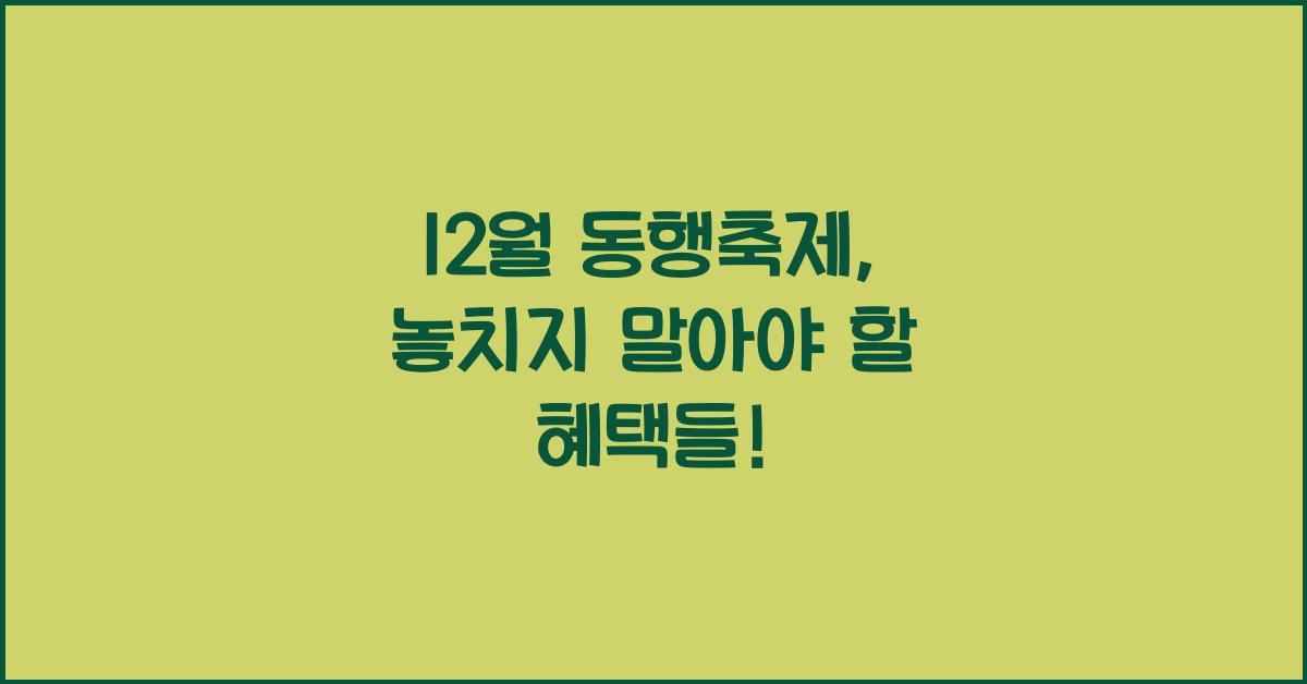 12월 동행축제