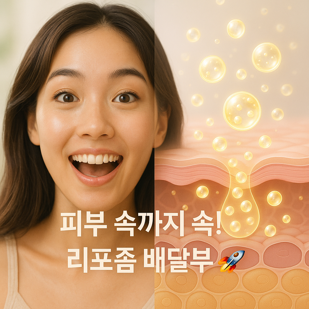 피부 속까지 쏙! 리포좀 배달부 🚀