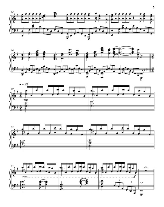 케데헌(케이팝 데몬 헌터스) 골든 악보