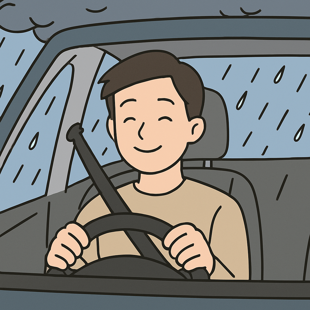 조용하고 깨끗한 주행 환경을 상징하는 마무리 이미지