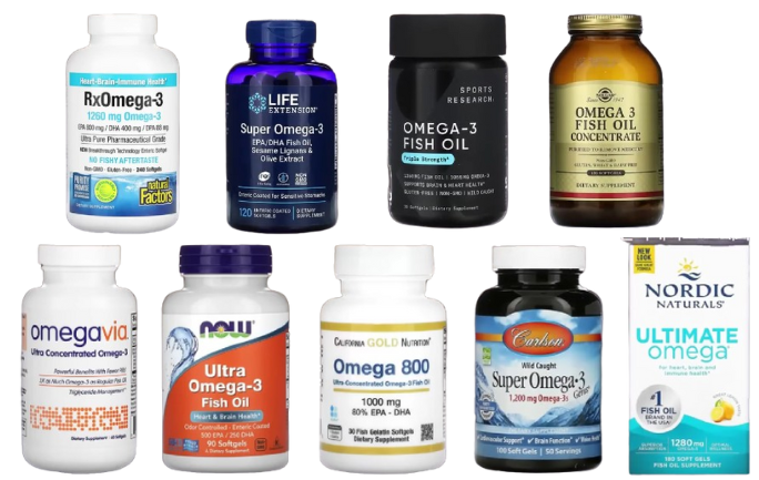 해외 직구 오메가 3 9가지 테스트 제품