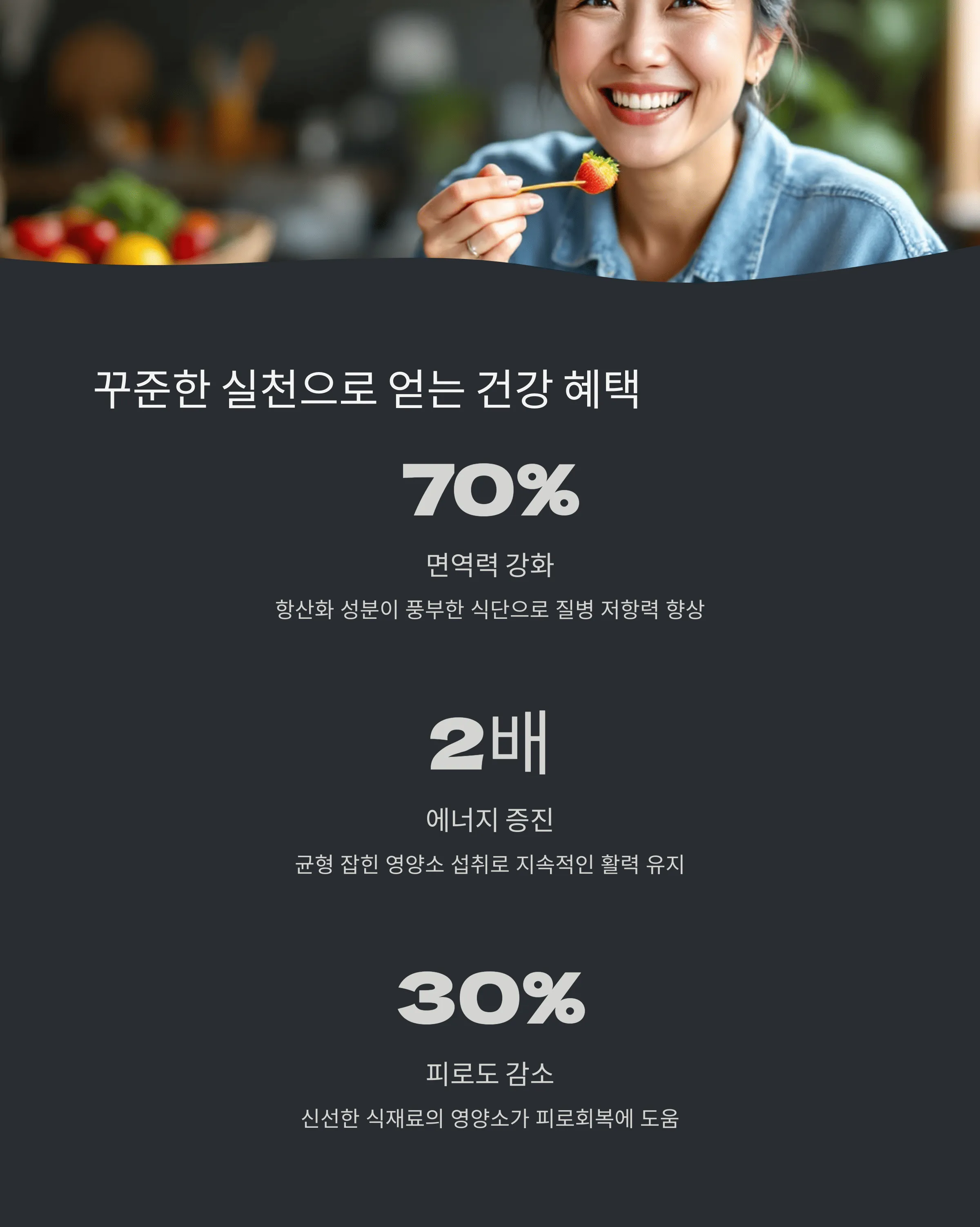 저속노화 도시락 만들기