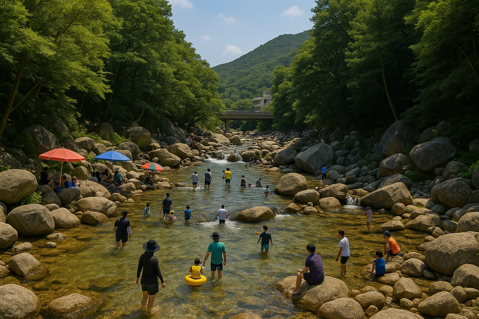 안양 예술공원 계곡