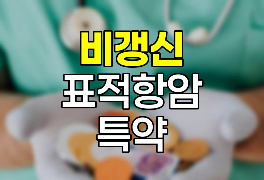 비갱신 표적항암약물허가치료비 특약의 혁신과 장점