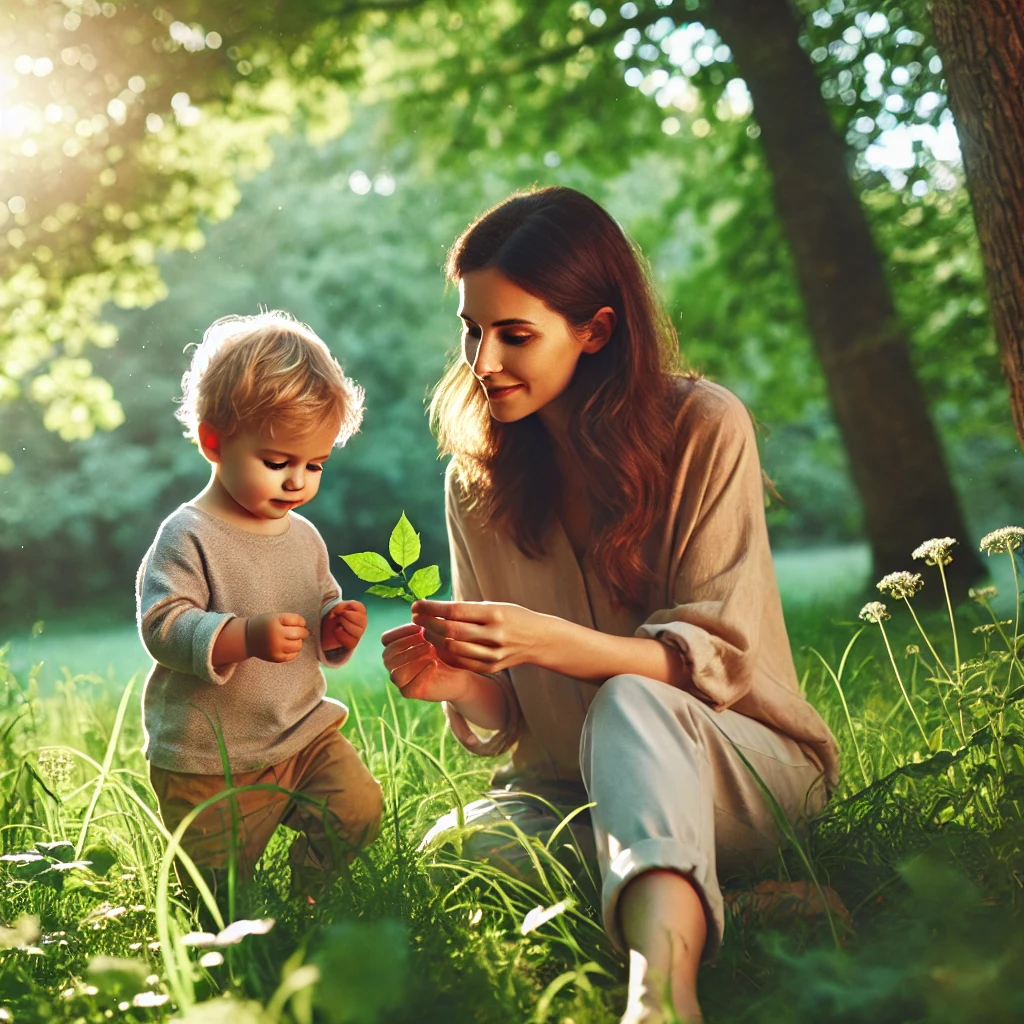 자연주의 육아 사진