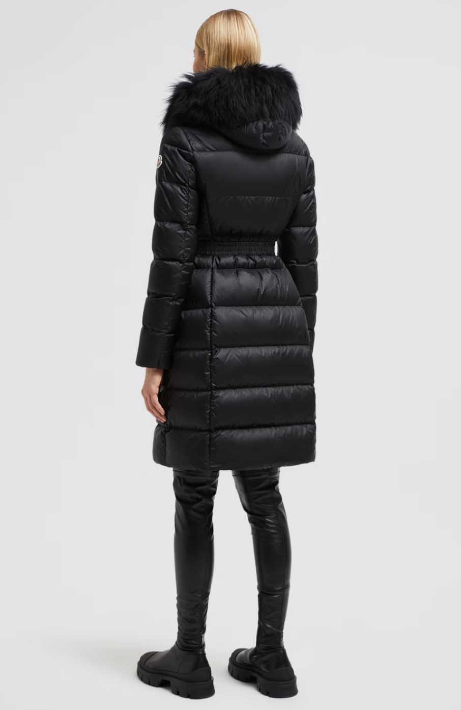 몽클레어 보에딕 후드 시어링 롱패딩