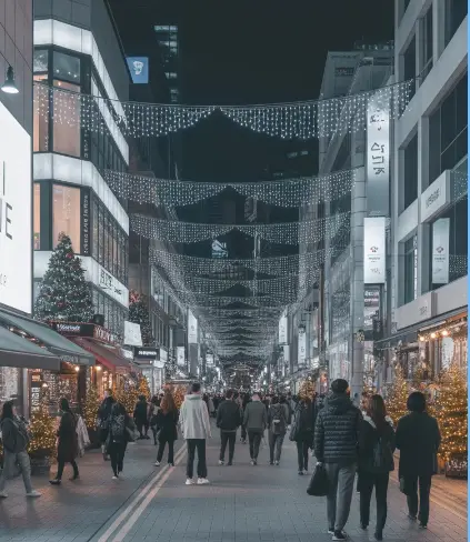 한국 크리스마스 풍경