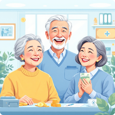 65세 이상 노인 건강지원금 이미지